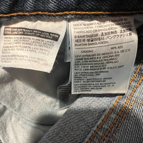 Levi 505 Jeans 100% Cotton 5 Pocket Classic Fit - Picture 6 of 7